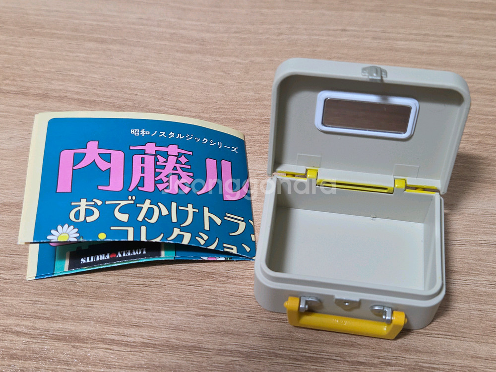 나이토 르네 외출 트렁크 캐리어 가챠 미니어처 피규어--2