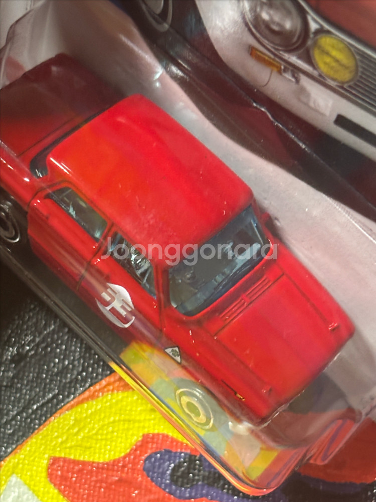 미개봉) 알파 로메오 줄리아 슈퍼 다이캐스트 핫휠 인테리어 소품--6