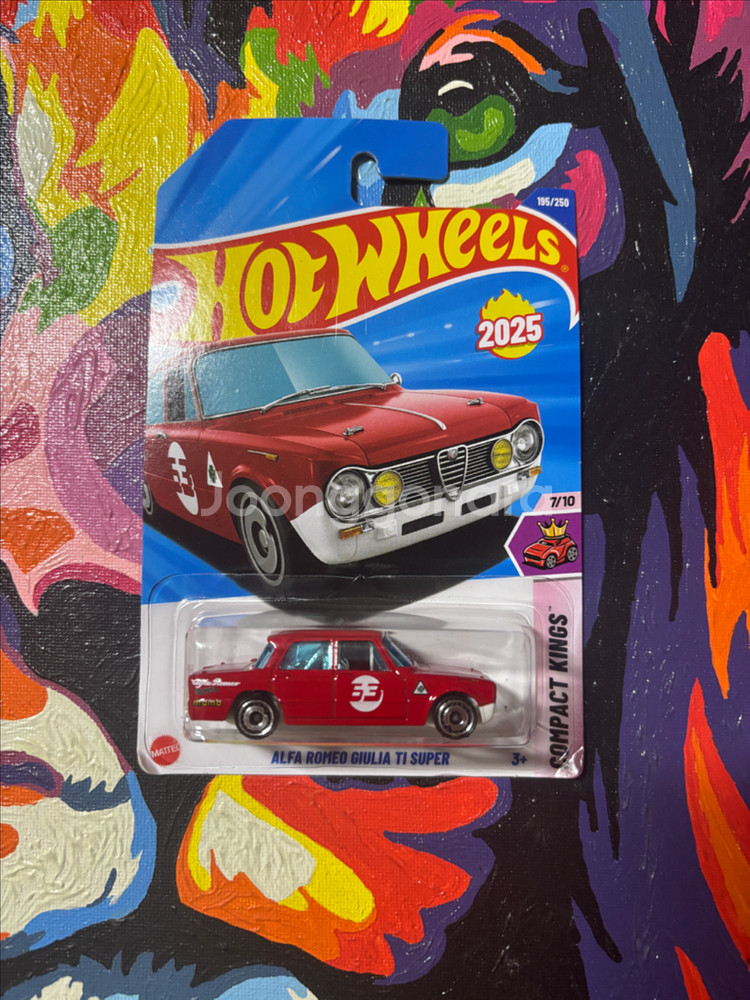 미개봉) 알파 로메오 줄리아 슈퍼 다이캐스트 핫휠 인테리어 소품--0