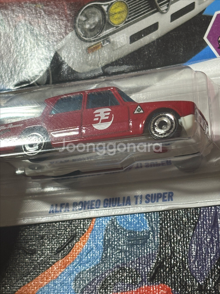 미개봉) 알파 로메오 줄리아 슈퍼 다이캐스트 핫휠 인테리어 소품--9