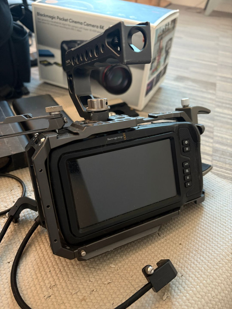 블랙매직 카메라 blackmagic 포켓 시네마 6K (렌즈없음)--5