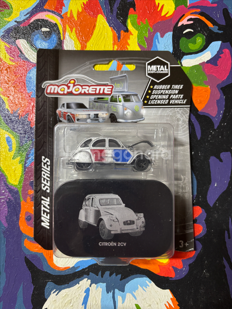 미개봉) 시트로엥 2cv 다이캐스트 마조렛 인테리어 소품 디오라마--0