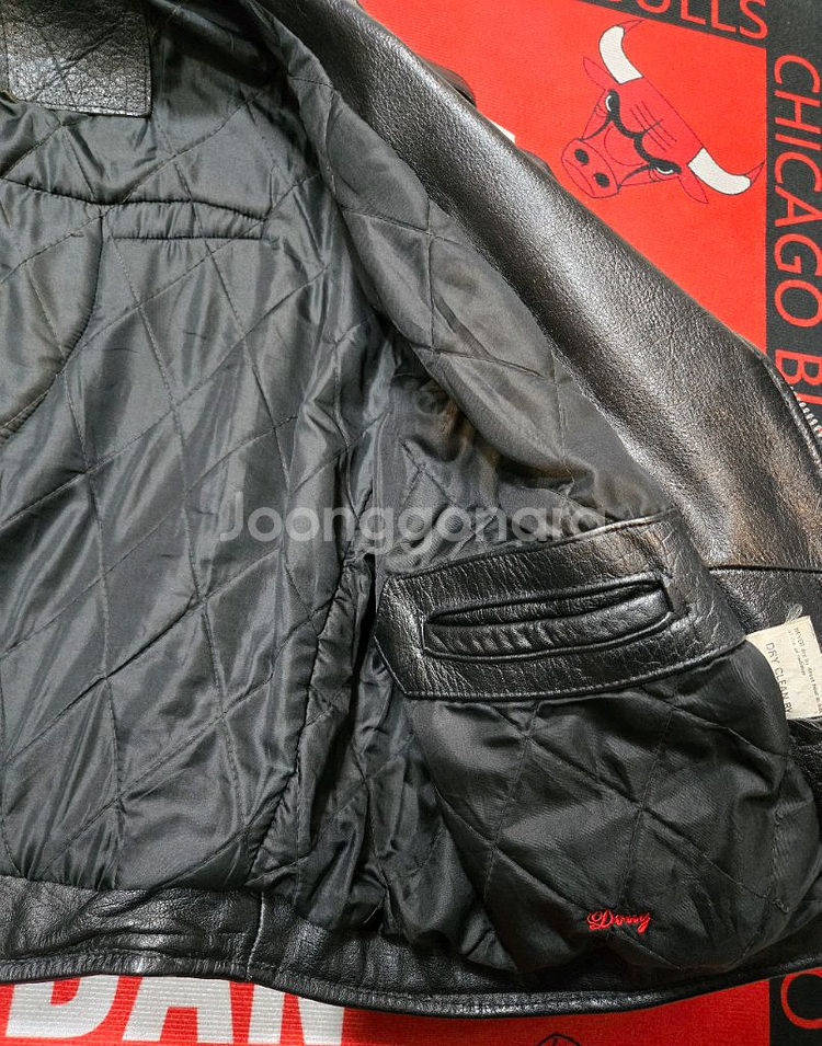 MR 바이커 소가죽 패딩 라이더 자켓--2
