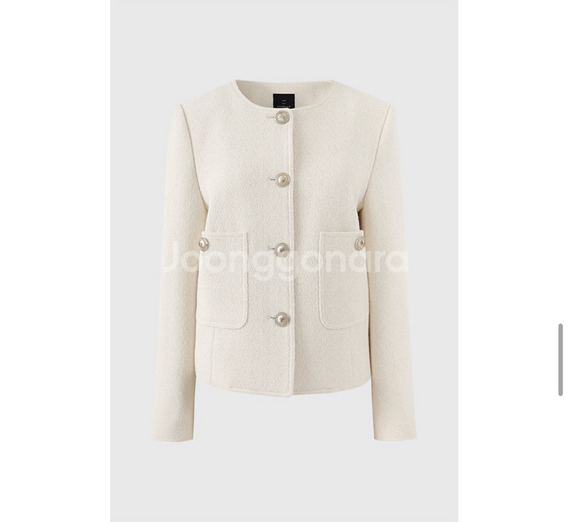 룩캐스트 베카 트위드 자켓 S--0