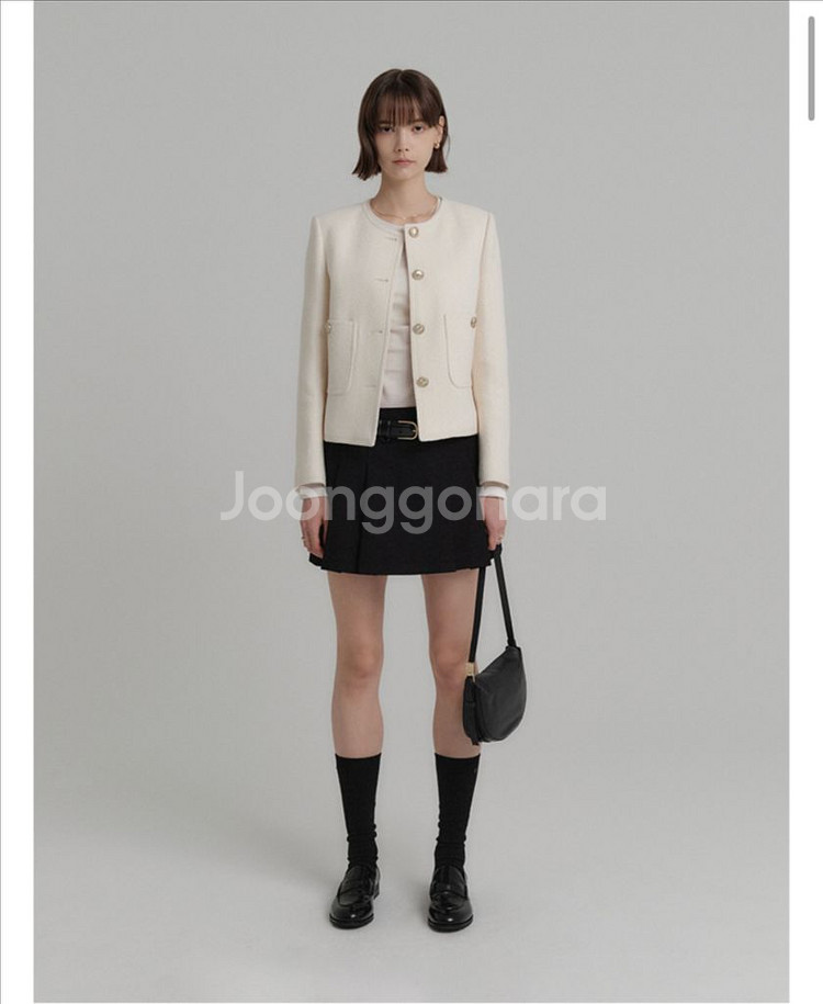 룩캐스트 베카 트위드 자켓 S--3