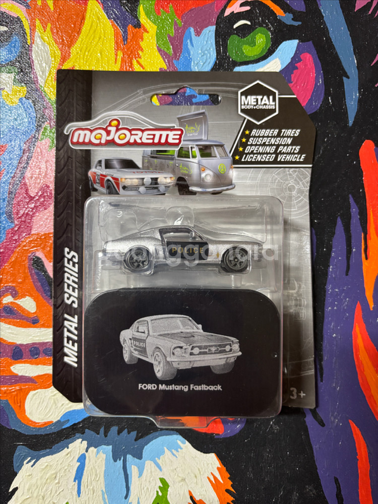 미개봉) 포드 머스탱 패스트백 다이캐스트 인테리어 소품 마조렛--0