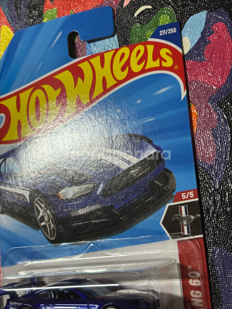 미개봉) 포드 머스탱 커스텀 gt 다이캐스트 핫휠 인테리어 소품--1