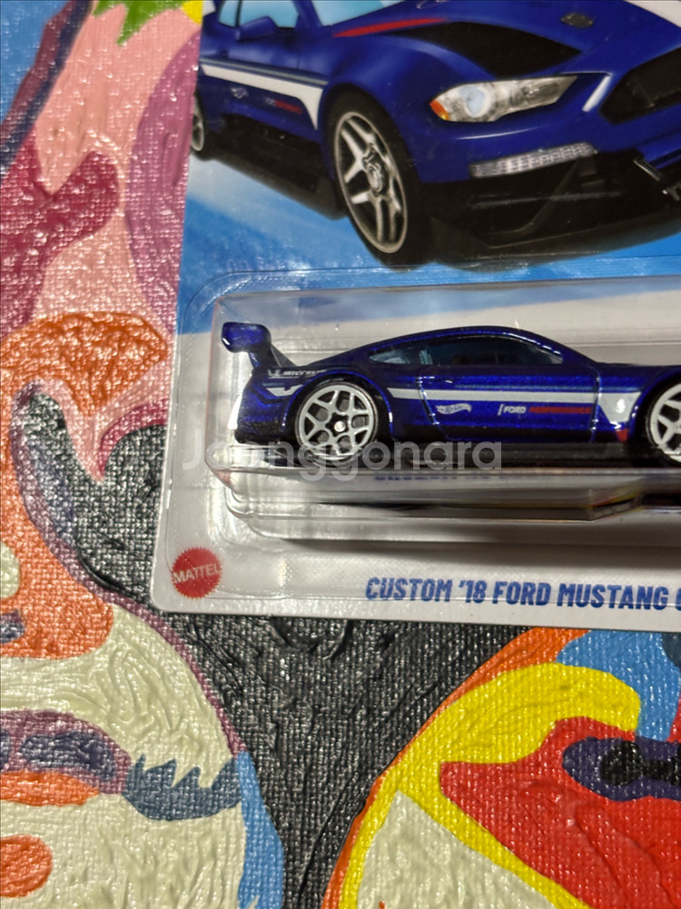 미개봉) 포드 머스탱 커스텀 gt 다이캐스트 핫휠 인테리어 소품--3