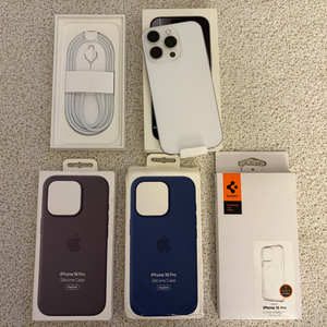 (실사용X,자급제)아이폰16프로 256G 화이트 새기기동일