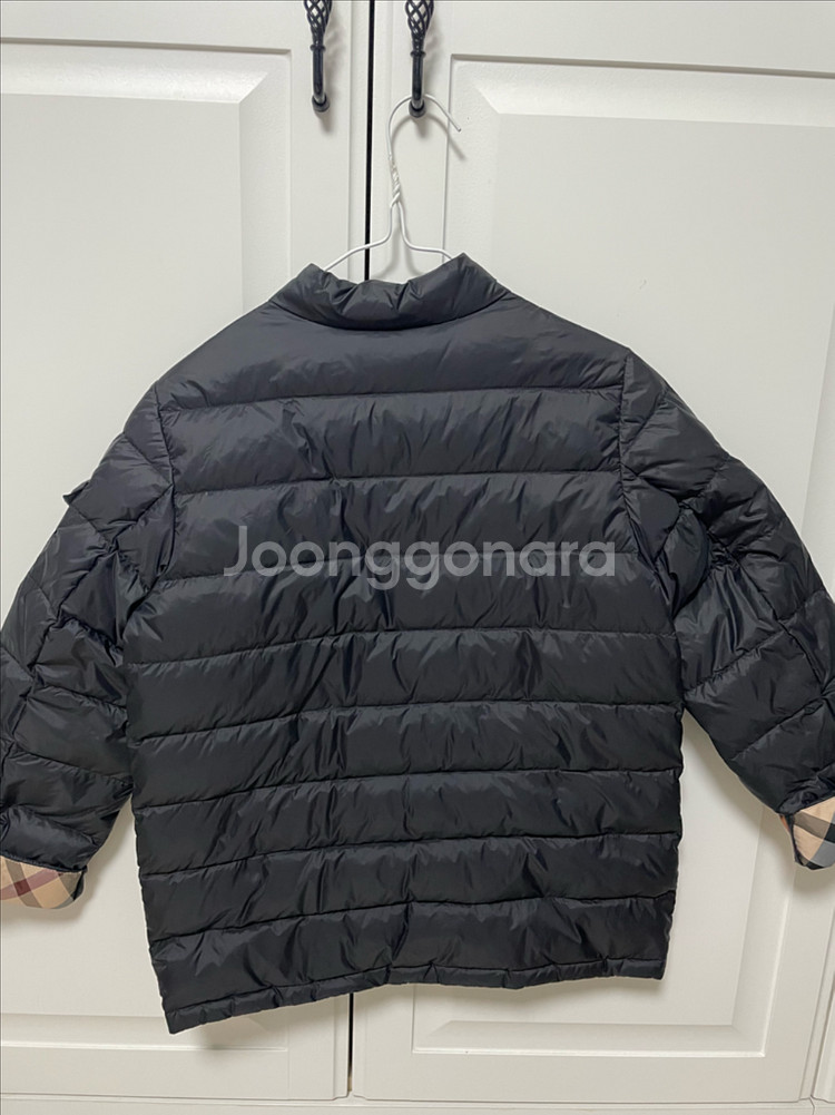 닥스 키즈 블랙 경량 패딩--1