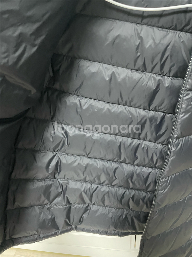 닥스 키즈 블랙 경량 패딩--3