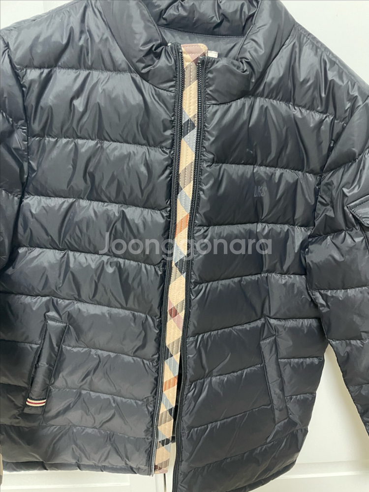 닥스 키즈 블랙 경량 패딩--4