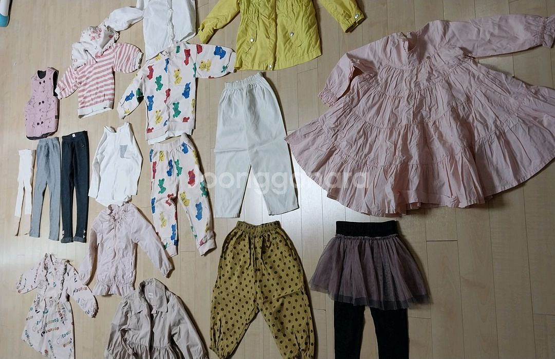 여아100호 모이몰른 패딩 조끼 일괄 택포--0