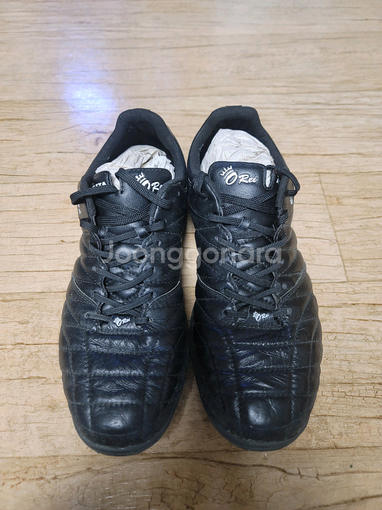 아슬레타 O Rei 검정 풋살화 255 팝니다--0