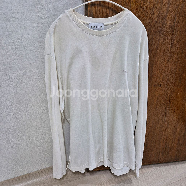 솔리드 옴므 롱슬리브 긴팔 티셔츠 우영미 송지오옴므 타임 시스템옴므--0