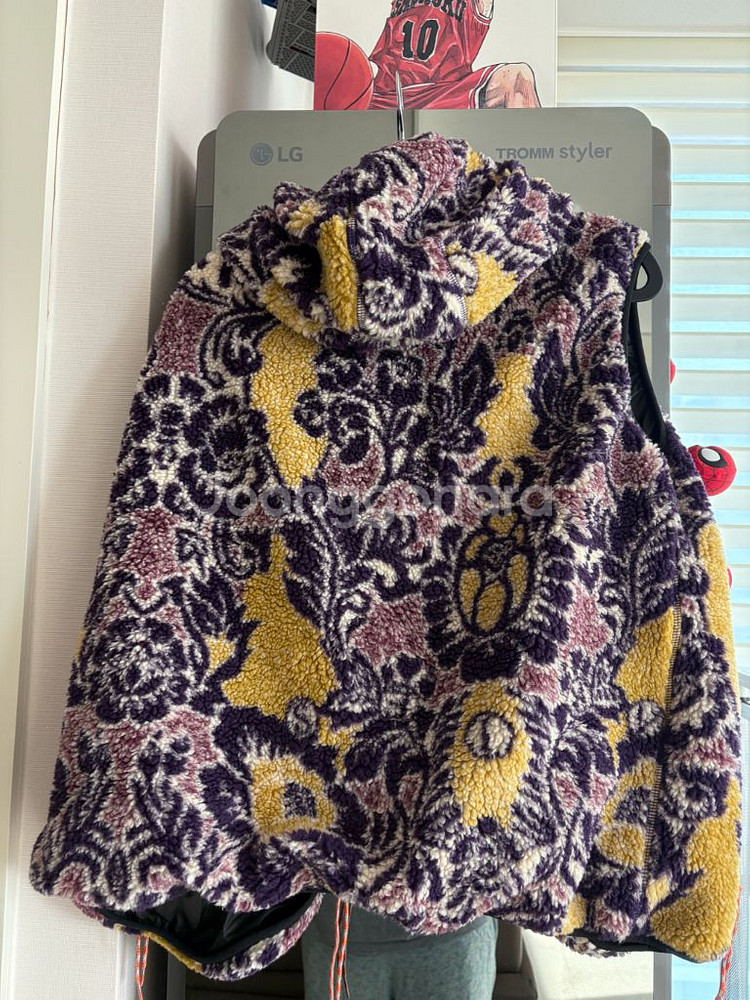 애리즈 후리스 후드 조끼--1