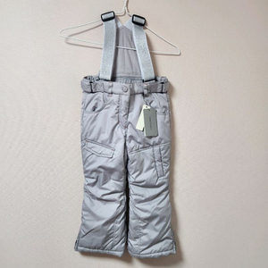110사이즈 포레즈 은색 은색멜빵 스키복 바지(새상품)