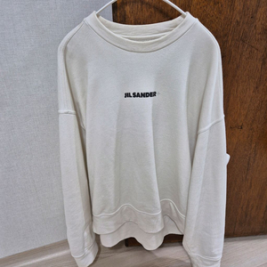 질 샌더 로고 맨투맨 L사이즈 우영미 솔리드옴므 송지오옴므 타임 시스템옴므