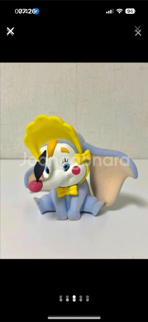 디즈니 덤보 삐에로 피규어--2