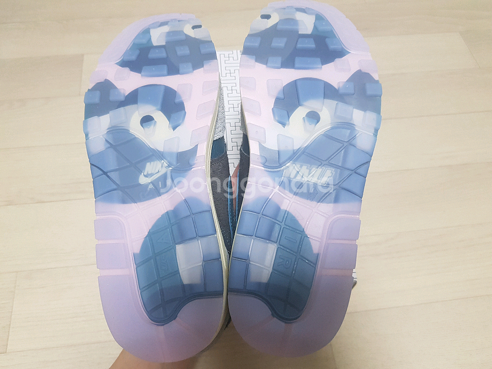 [260] 나이키 x 카시나 에어맥스1 원앙 파티클 그레이 나코탭 정품 새상품--6