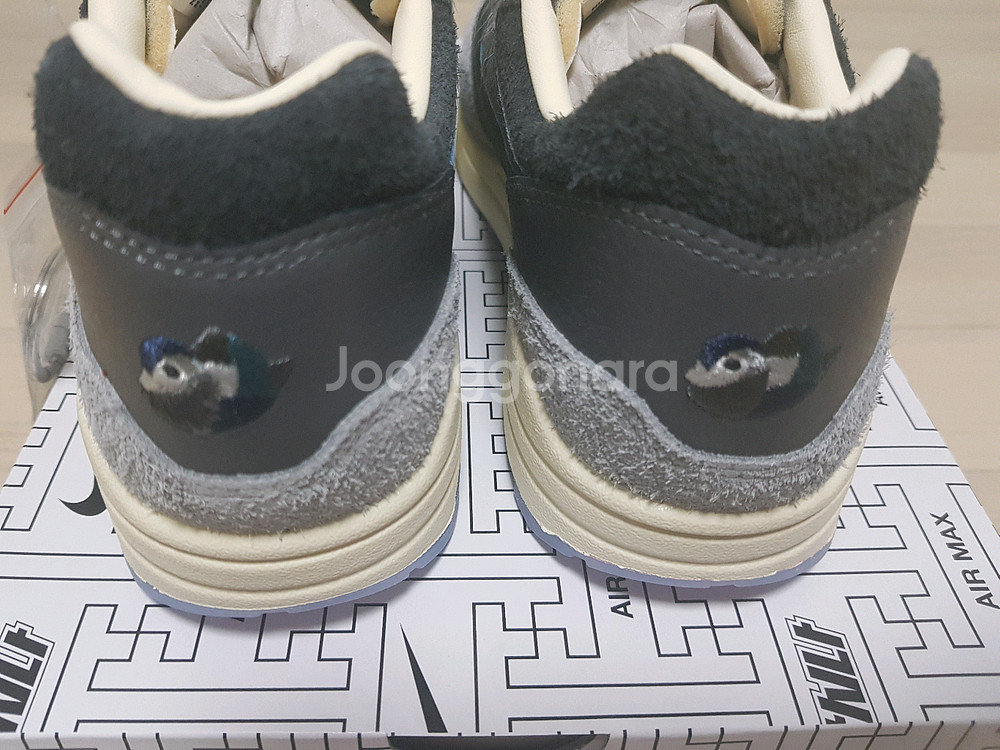 [260] 나이키 x 카시나 에어맥스1 원앙 파티클 그레이 나코탭 정품 새상품--4