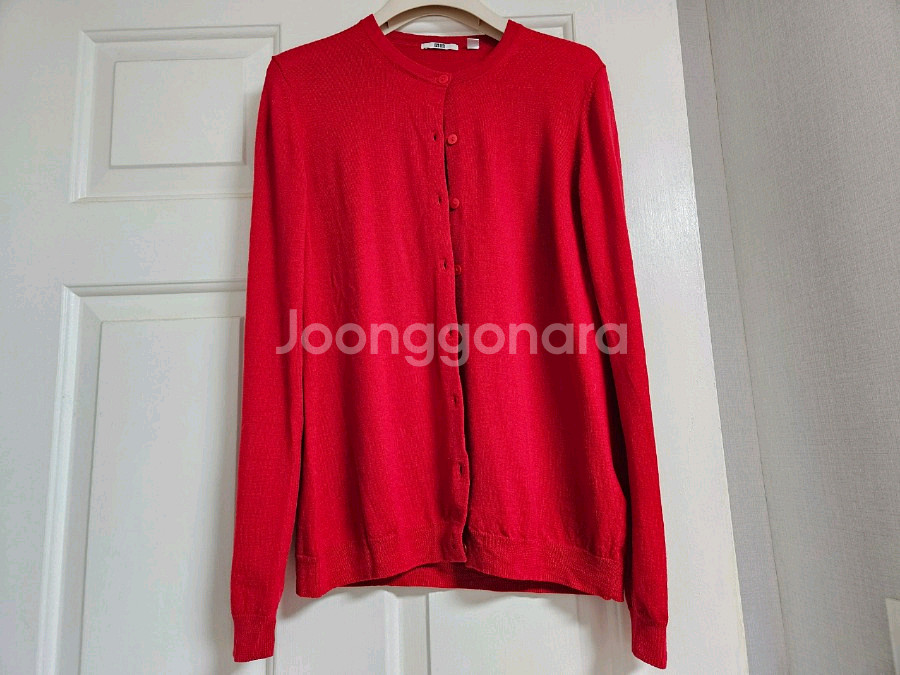 유니클로 모100% 여성 가디건--0