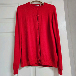 유니클로 모100% 여성 가디건