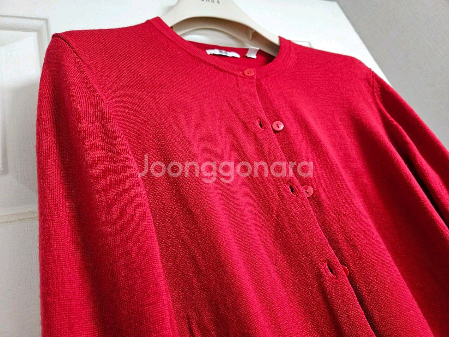 유니클로 모100% 여성 가디건--2
