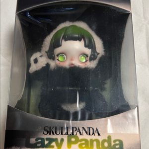 팝마트 스컬판다 여유로운 판다 플러시 돌 펜던트