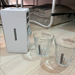 네이버후드Logo Duralex Glass Set