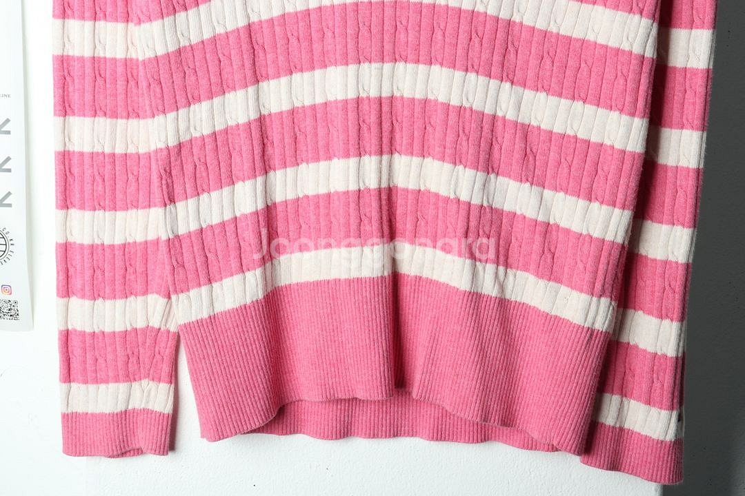 W(XL-2XL) 타미힐피거 니트 빅사이즈 케이블--3