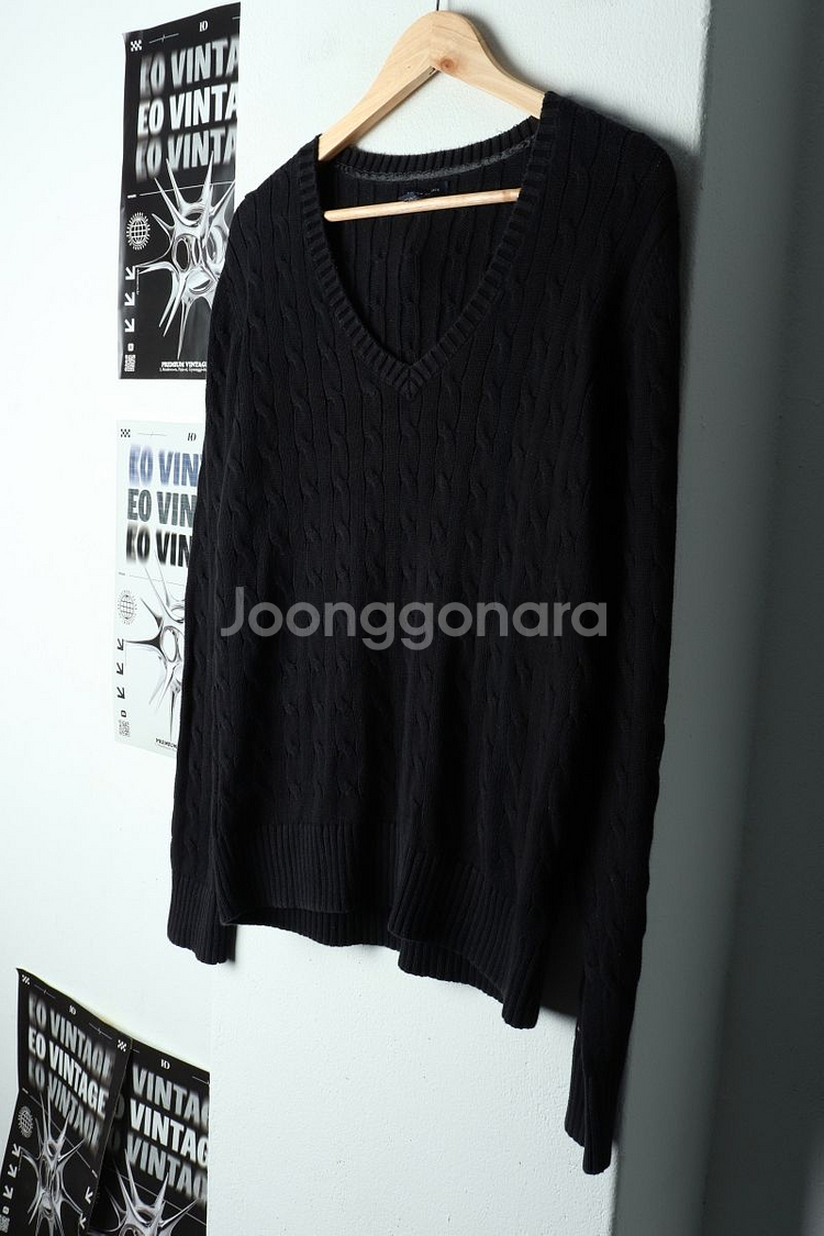 W(XL-2XL) 타미힐피거 니트 빅사이즈 케이블--0