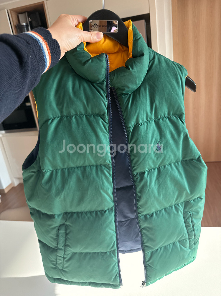 폴로 랄프로렌 주니어(14~16)리버시블 패딩 조끼,폴로패딩조끼 5만원--1