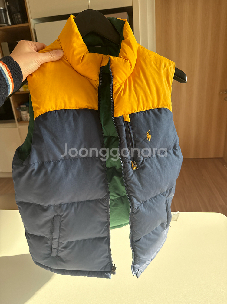 폴로 랄프로렌 주니어(14~16)리버시블 패딩 조끼,폴로패딩조끼 5만원--3
