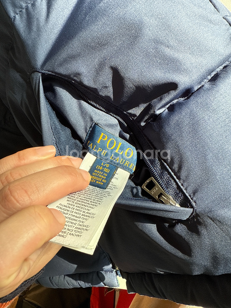 폴로 랄프로렌 주니어(14~16)리버시블 패딩 조끼,폴로패딩조끼 5만원--4