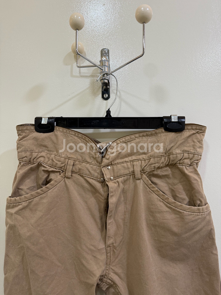 이자벨마랑 베이지 팬츠 정품--1