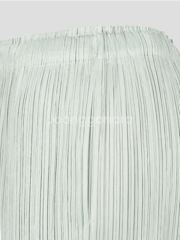 이세이미야케 플리츠플리즈 바지 6월 먼슬리 팬츠 파스텔 그린 3사이즈--2