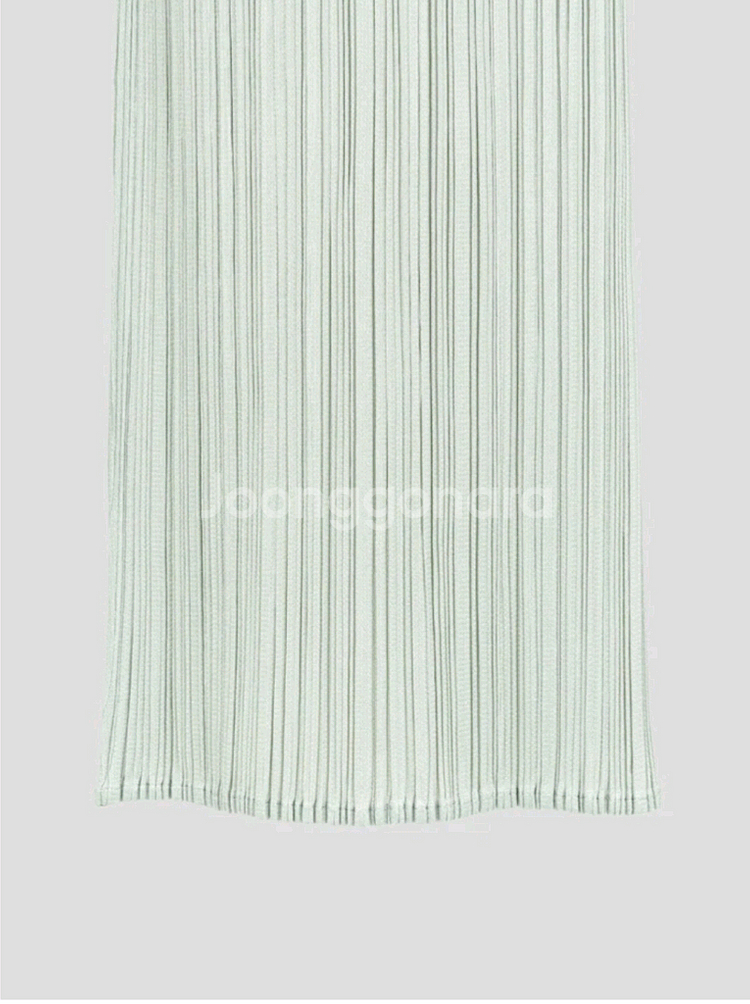 이세이미야케 플리츠플리즈 바지 6월 먼슬리 팬츠 파스텔 그린 3사이즈--3