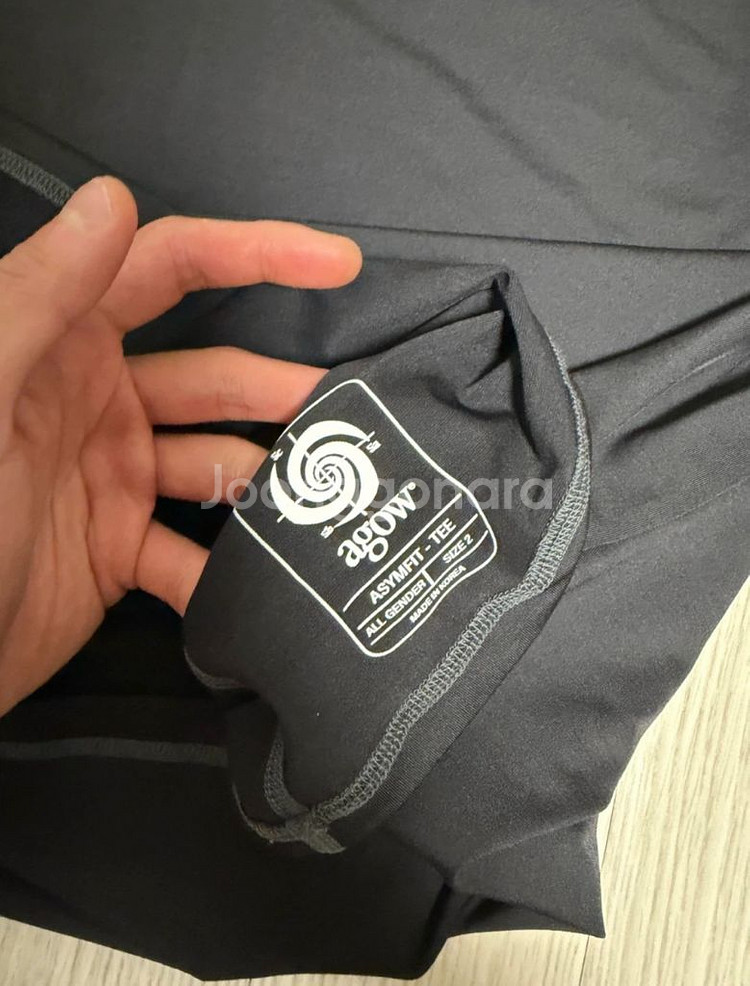 agow 어고우 러닝 티셔츠--2