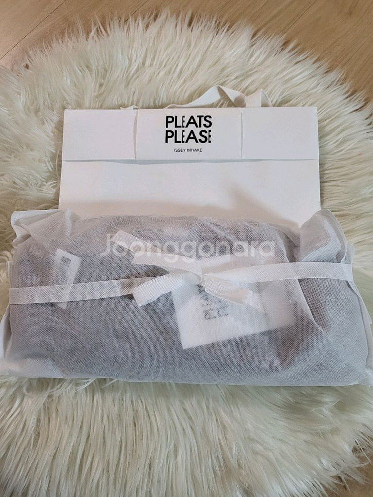 이세이미야케 플리츠플리즈 바지 시커 바텀2 팬츠 브라운 3사이즈--8