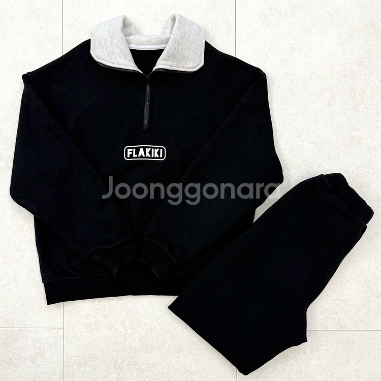 플라키키 트레이닝 셋업 BLACK 12Y--0