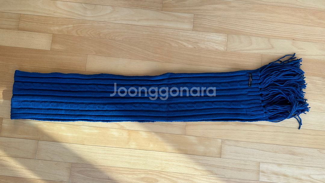 쉐비뇽파리 CHEVIGNON 울100 머플러 목도리 숄--2