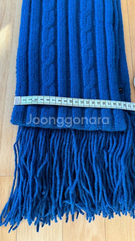 쉐비뇽파리 CHEVIGNON 울100 머플러 목도리 숄--3