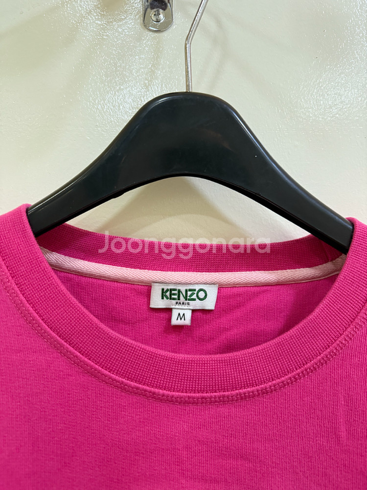 겐조 핑크 매투맨 티셔츠 정품--2