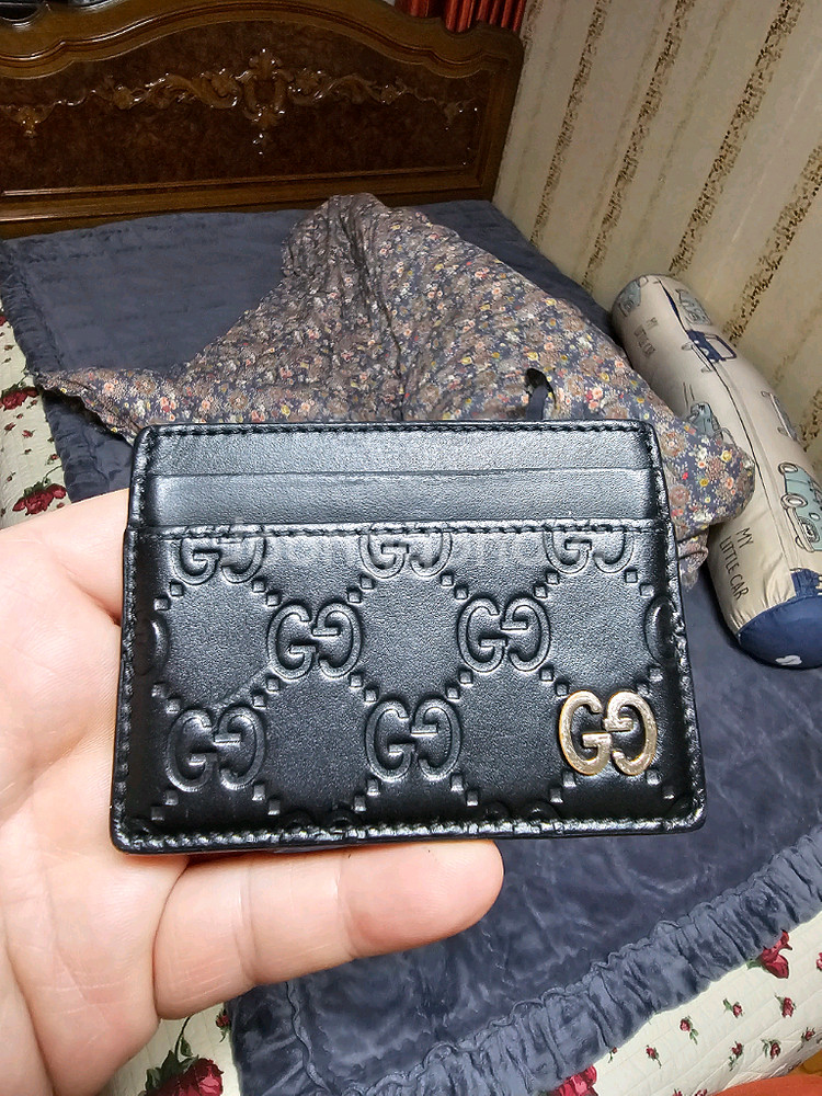 (정품) 구찌 시그니처 GG로고 카드지갑/개인--1