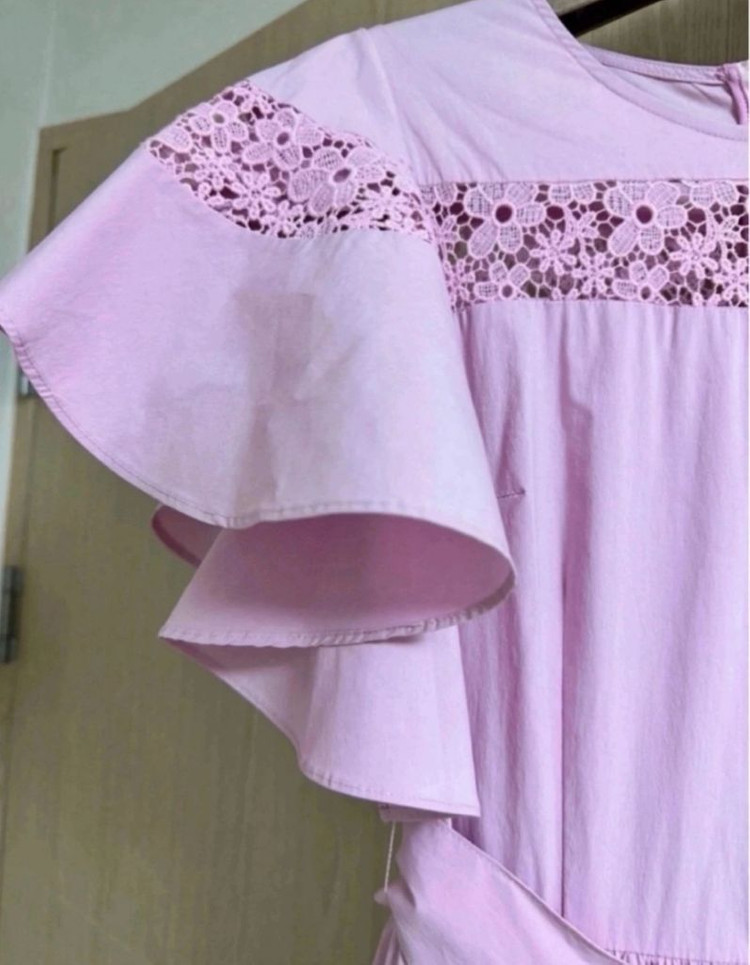 치유의 옷장 라일락 원피스--3