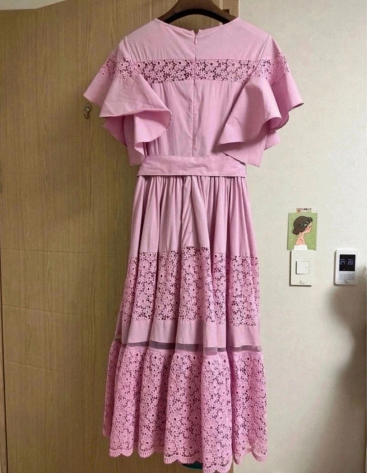 치유의 옷장 라일락 원피스--1