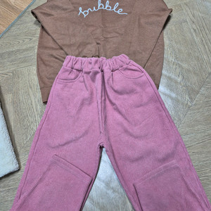 여성용바지+티셔츠+롱니트+조끼55-66