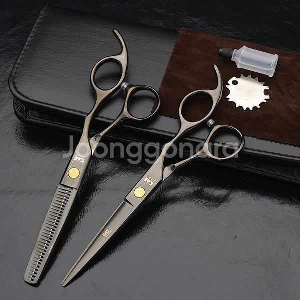 새 1세트 전문가용 미용 가위 케이스 (세트 3번)--3