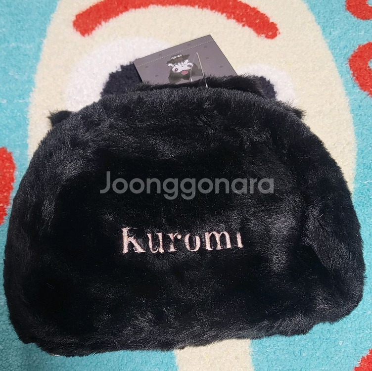 산리오 비밀의 메로쿠로 시리즈 쿠로미 페이스파우치--1